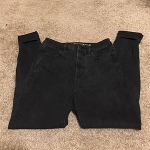 American Eagle High Waist Black Jeans